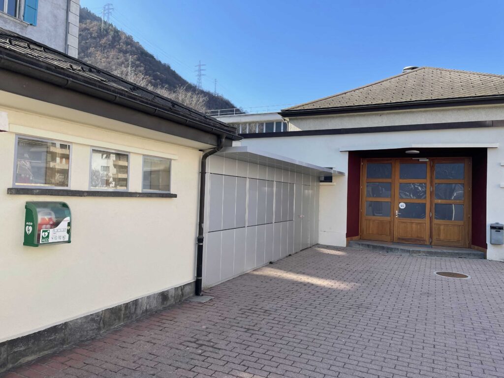 entree principale salle de gym